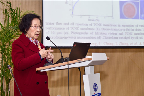 张俐娜院士,杜予民教授做客宁波材料所"科技大讲堂"